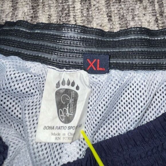 Bear Paw Mens XL Elastic Waist Jogger Track Pants Full Zip Sides Blue Pockets - Picture 6 of 7